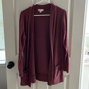 Open front cardigan